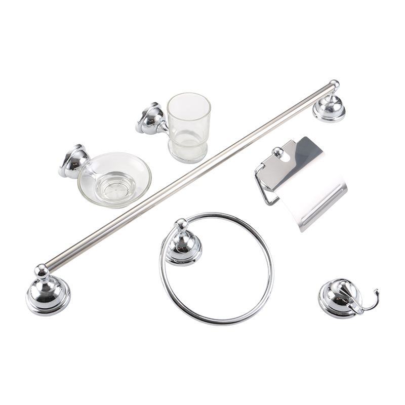 OJ-B2200LJ Badezimmer-Hardware-Set, Chrom-Badetuchhalter-Sets, wandmontiertes Badezimmer-Zubehör-Set